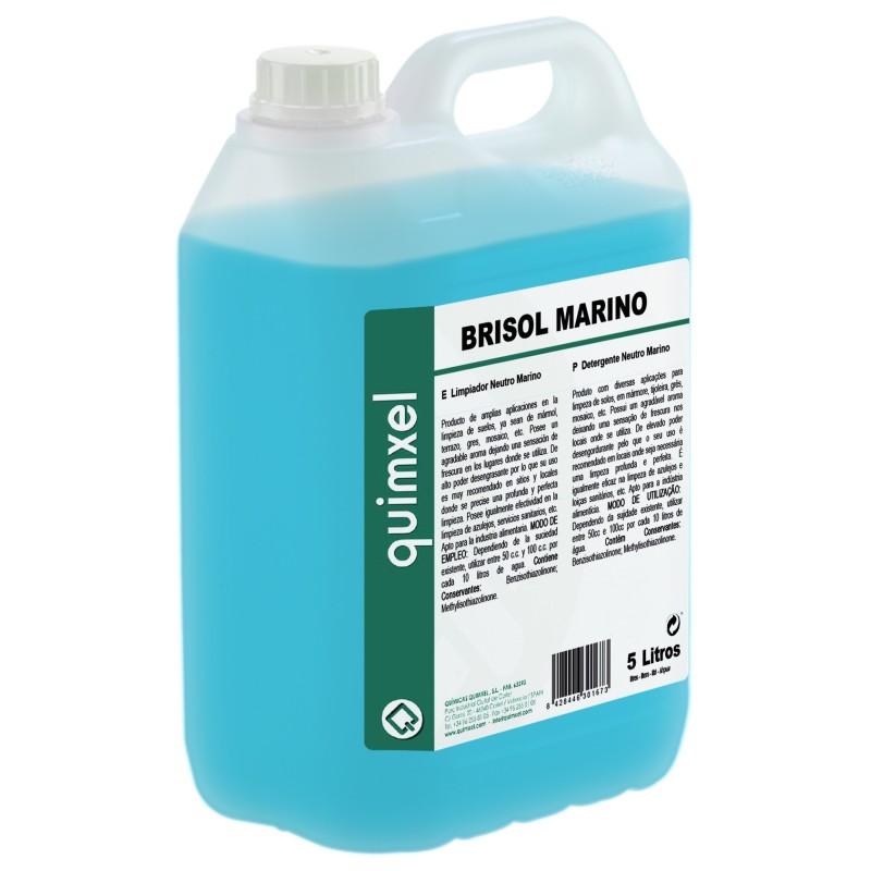 BRIXOL MARINO Limpiador Bioalcohol 5 LT.