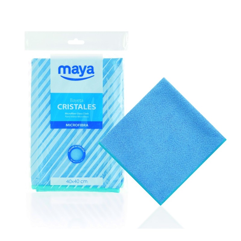 MAYA Bayeta Cristales Microfibra Azul 07088