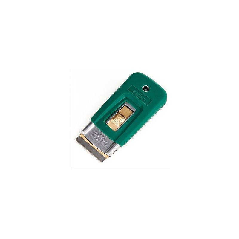 UNGER Rascador Inox 4CM. C-Goma Verde SR03K