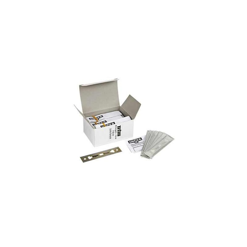 UNGER Caja 250 Cuchillas Trim 10CM KL100
