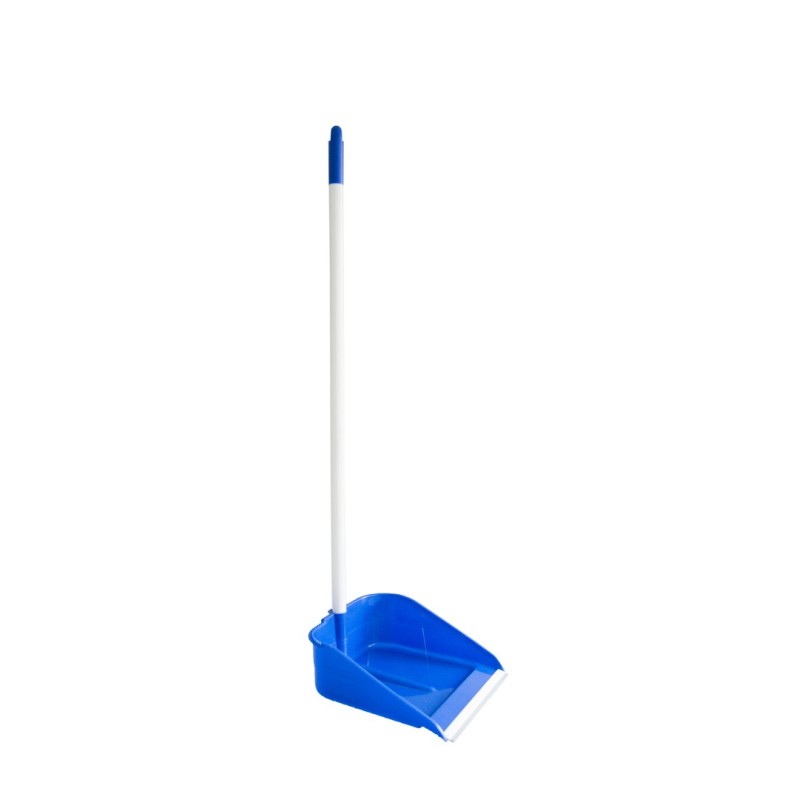 PLA Recogedor con Palo+Goma Azul 01314