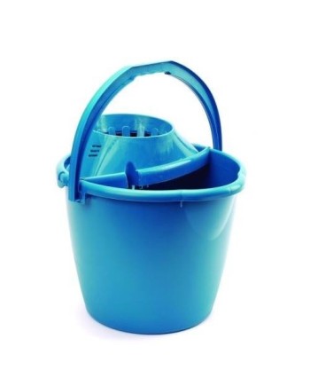 MAYA Cubo 13L Azul c/Escurridor Asa Plastico 09034