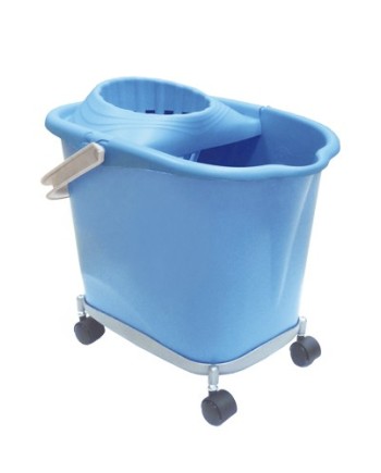 RESSOL Cubo 16L. Escurridor Soporte Rueda 04980