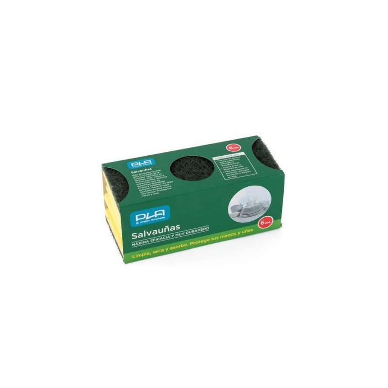 PLA Estropajo Esponja Salvauñas Verde 01930