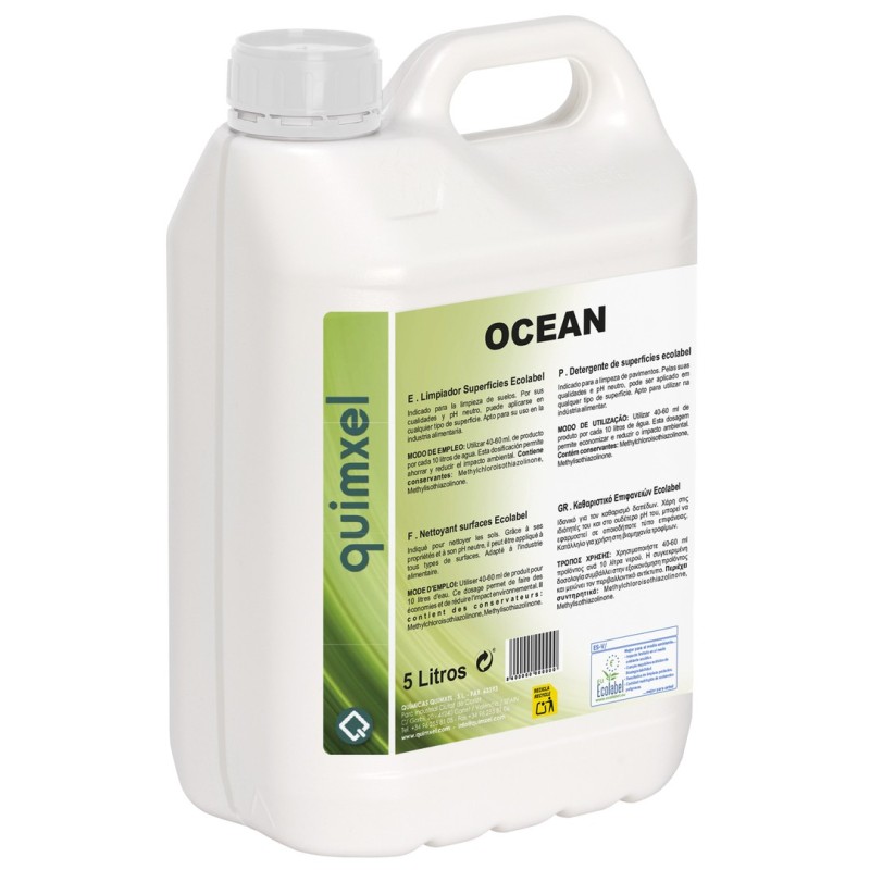 OCEAN Limpiador Suelos Ecolabel Garrafa 5L.