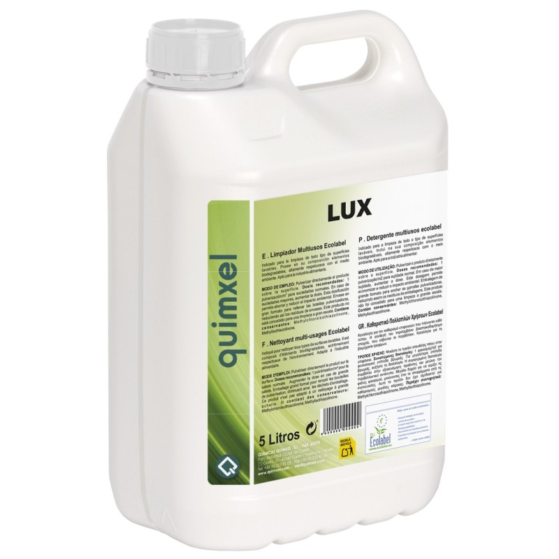 LUX Limpiador Multiusos Ecolabel Garrafa 5L.