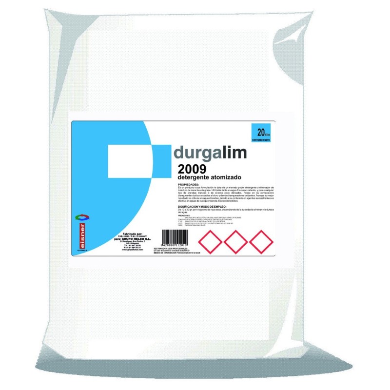 DURGALIM 2009 Detergente Atomizado Saco 10KG.