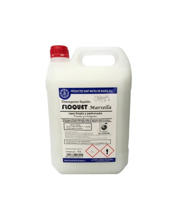 FLOQUET Detergente Marsella Lavadora Garrafa 5L.