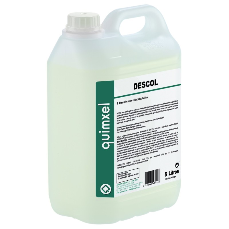 DESCOL Desinfectante Hidroalcohólico Garrafa 5L