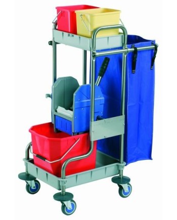 Carro Limpieza Mod.570 Inox Equipado
