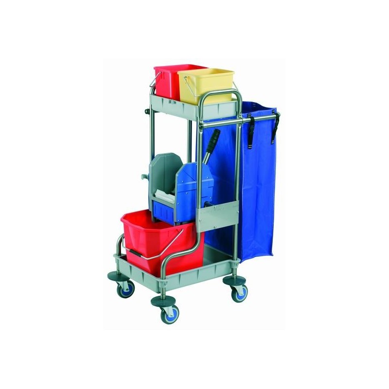 Carro Limpieza Mod.570 Inox Equipado