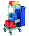 Carro Limpieza Mod.570 Inox Equipado
