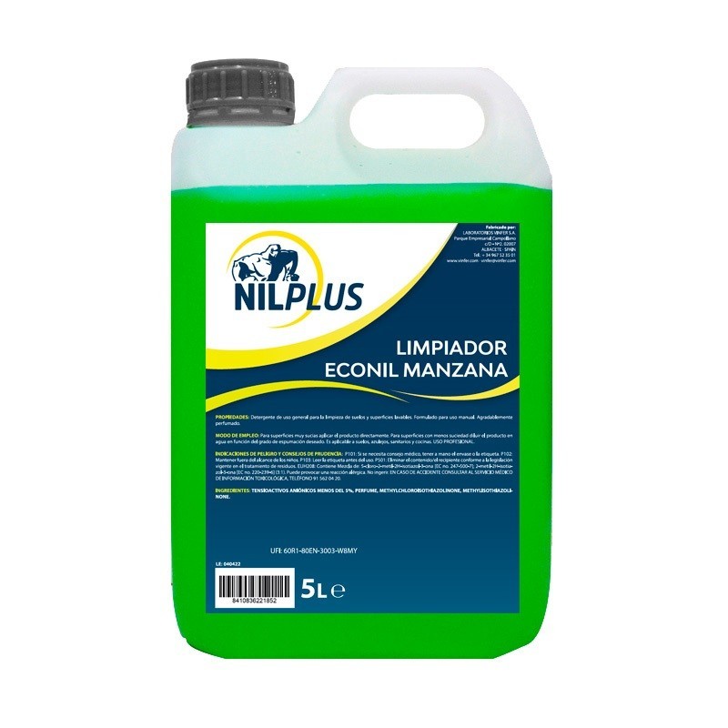 ECONIL Limpiador Manzana Garrafa 5L.
