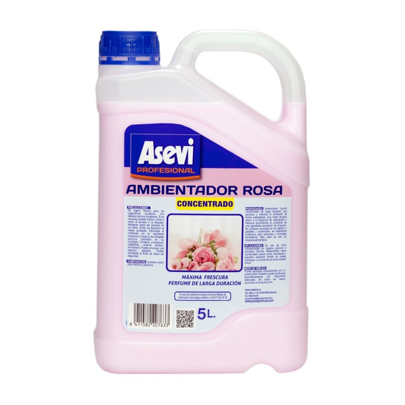ASEVI Ambientador Rosa Garrafa 5L