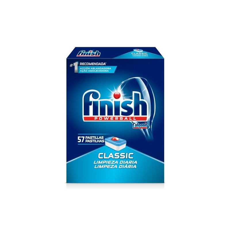 FINISH Calgonit Todo en 1 57 Capsulas