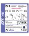 ECO ONE P43 Etiqueta Diluciones