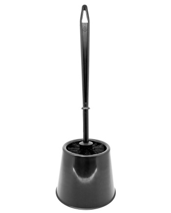 PAMEX Escobillero Wc Completo Plastico Negro