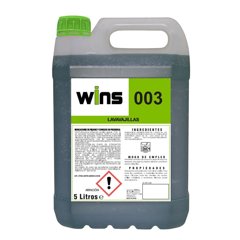 WINS 003 Lavavajillas Manual 5 L.