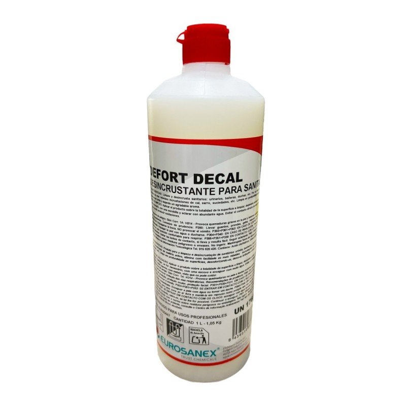 DEFORT DECAL Desincrustante Acido Botella 1L.