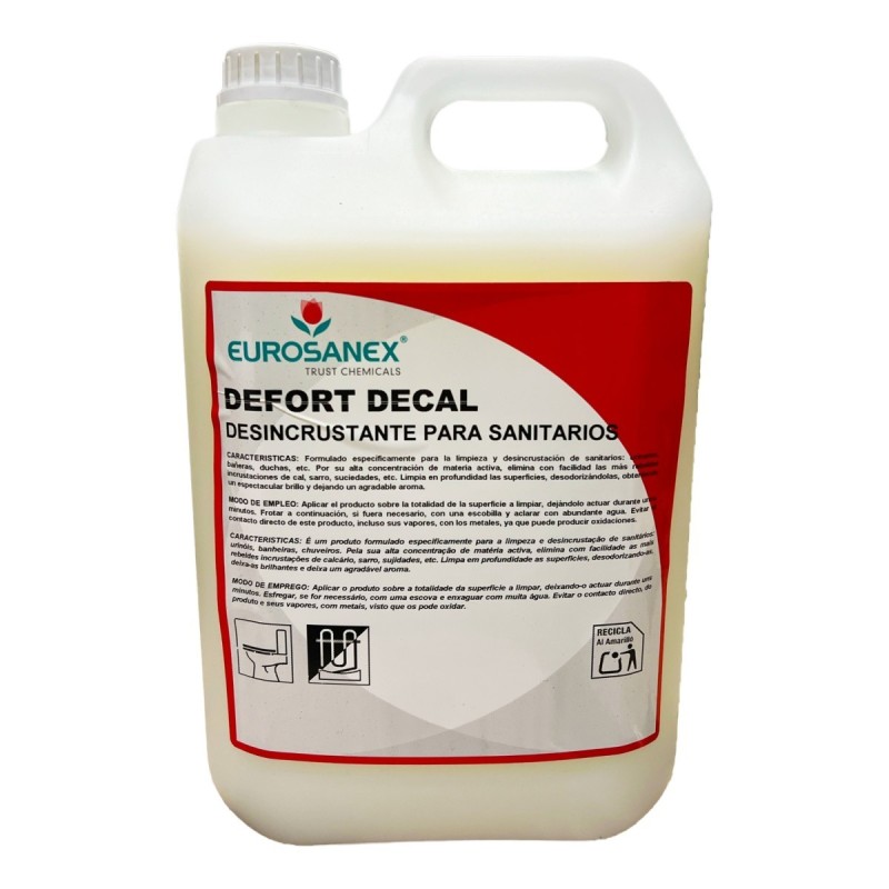 DEFORT DECAL Desincrustante Acido Garrafa 5L.