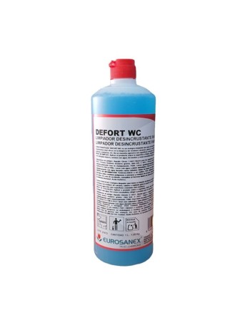 DEFORT WC Limpiador Desincrustante para Baños Botella 1L.