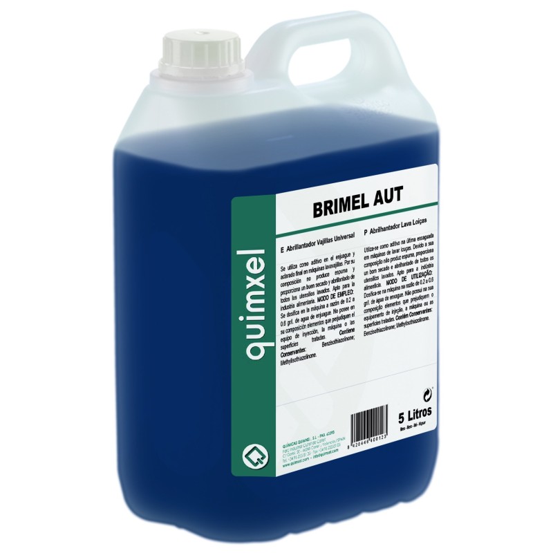 BRIMEL AUT ABRILLANTADOR LAVAVAJILLAS AUTOMATICAS 5 L.