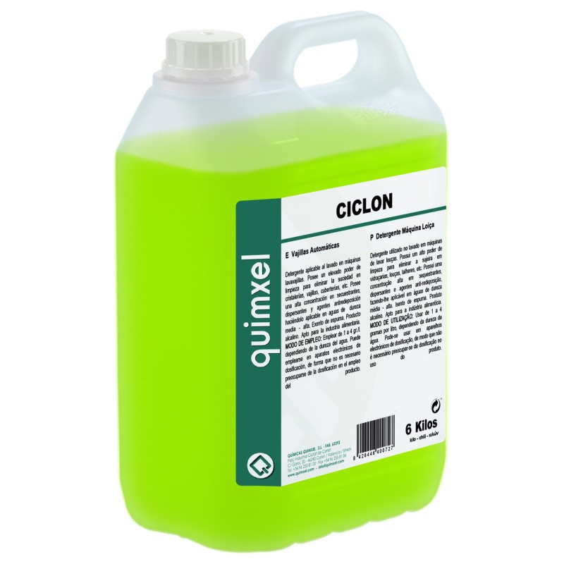 CICLON Detergente Lavavajillas AUTOMATICAS 6KG.