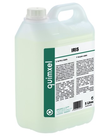 IRIS GEL BLANCO Gel Cuerpo y Cabello 5L.