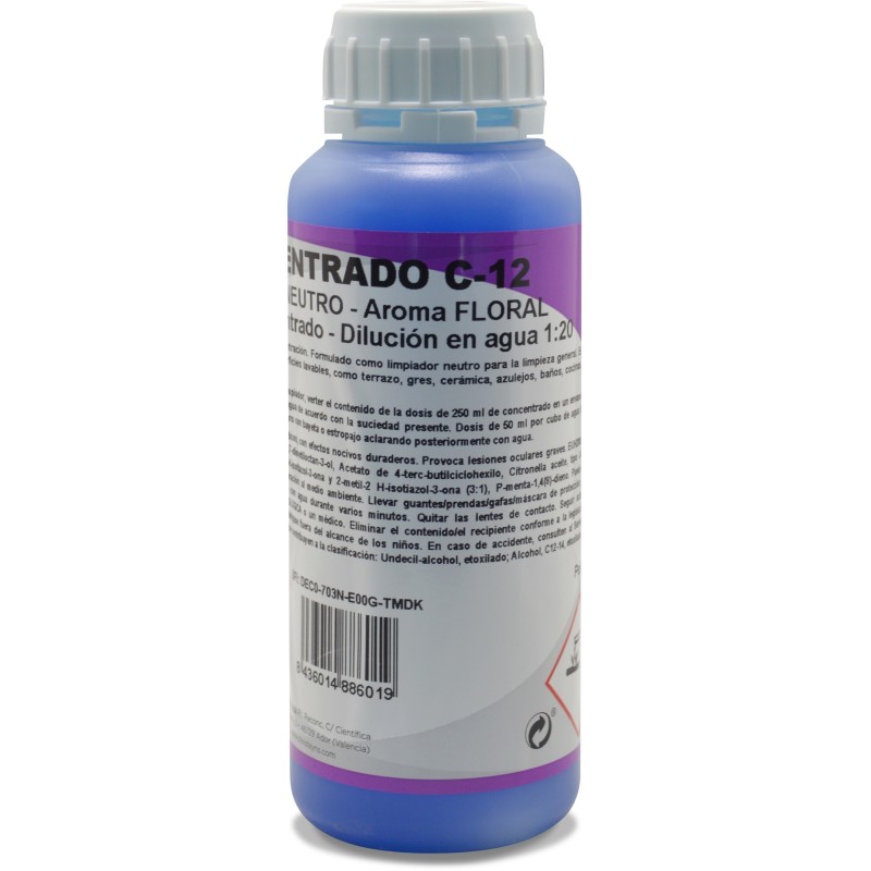 C12-Concentrado Neutro Floral Dosis 250ML.