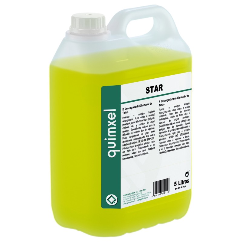 Desengrasante Eliminador de Tintas STAR 5L
