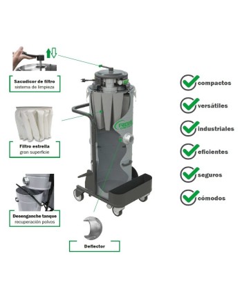 RGS ONE103 – Aspirador Industrial Monofásico Compacto