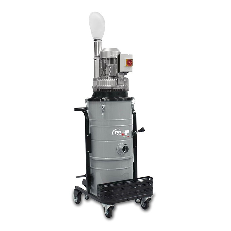 RGS A63P 3 kW – Aspirador Industrial Trifásico Compacto
