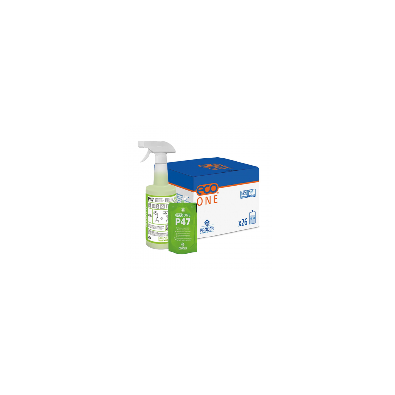 ECO ONE P47 Multiusos Limpiacristales CAJA 26 Dosis