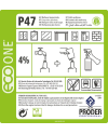 ECO ONE P47 Etiqueta Diluciones
