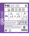 ECO ONE P48 Etiqueta Diluciones