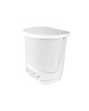 PAPELERA BLANCA WC PLASTICO 10L. TAPA Y PEDAL