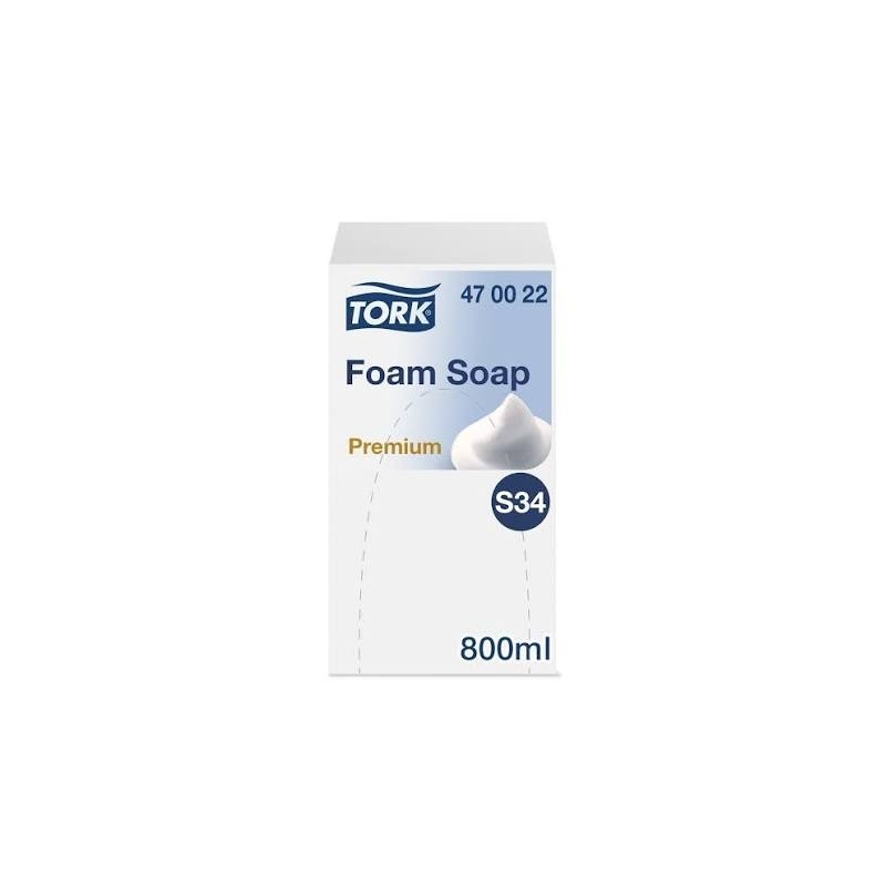 TORK JABON ESPUMA 800ML S34 PARA DISPENSADORES ENMOTION