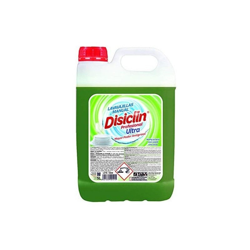 LAVAVAJILLAS MANUAL DISICLIN ULTRACONCENTRADO 5 L.