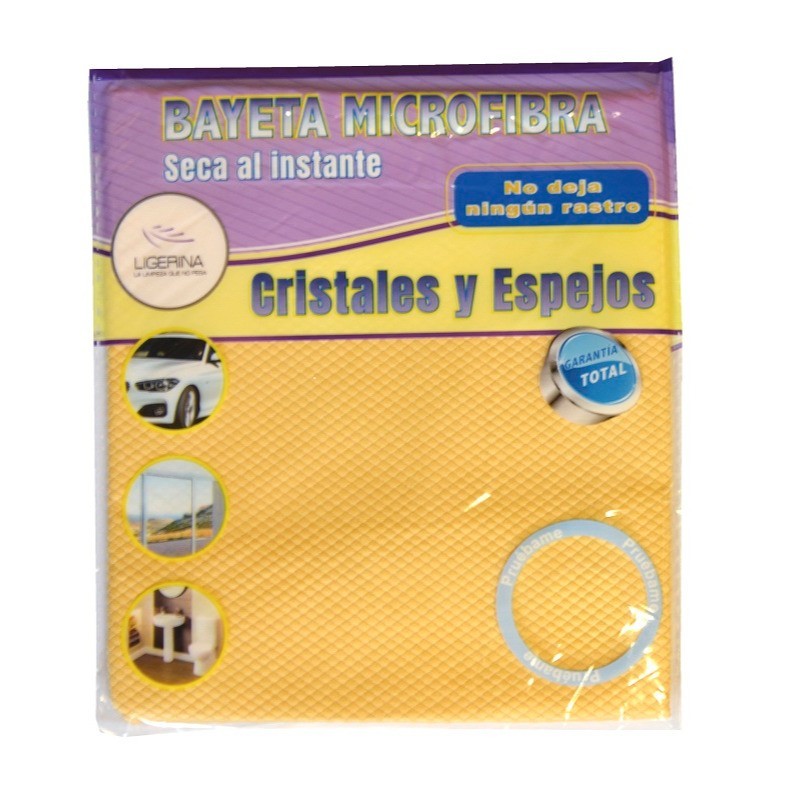 Bayeta Cristales Microfibra Naranja NEW 