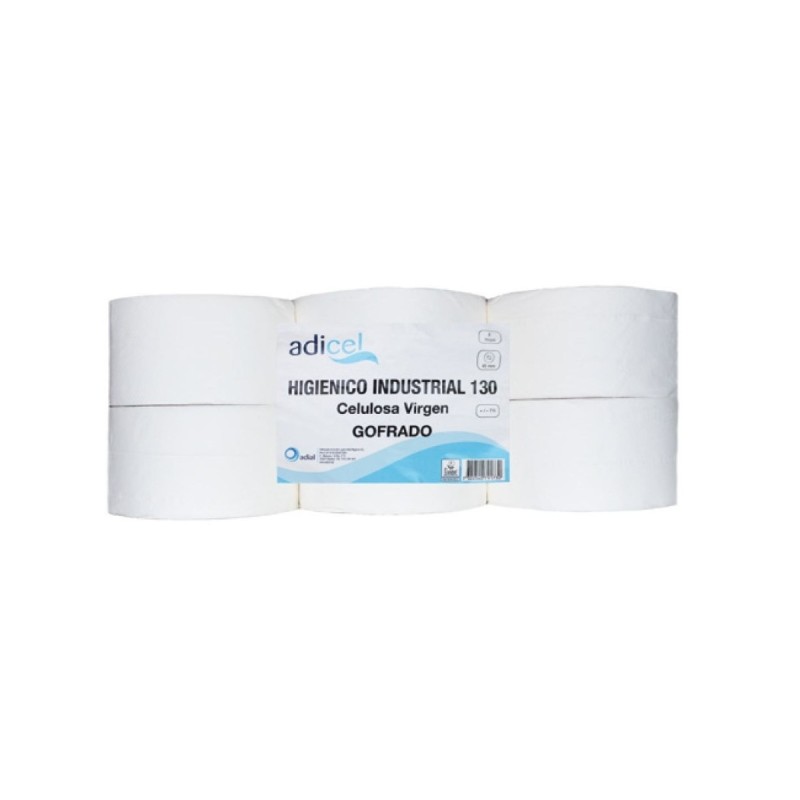 ADICEL 130 Higienico Industrial Celulosa Pura Ecolabel 2C M45 (1X12)
